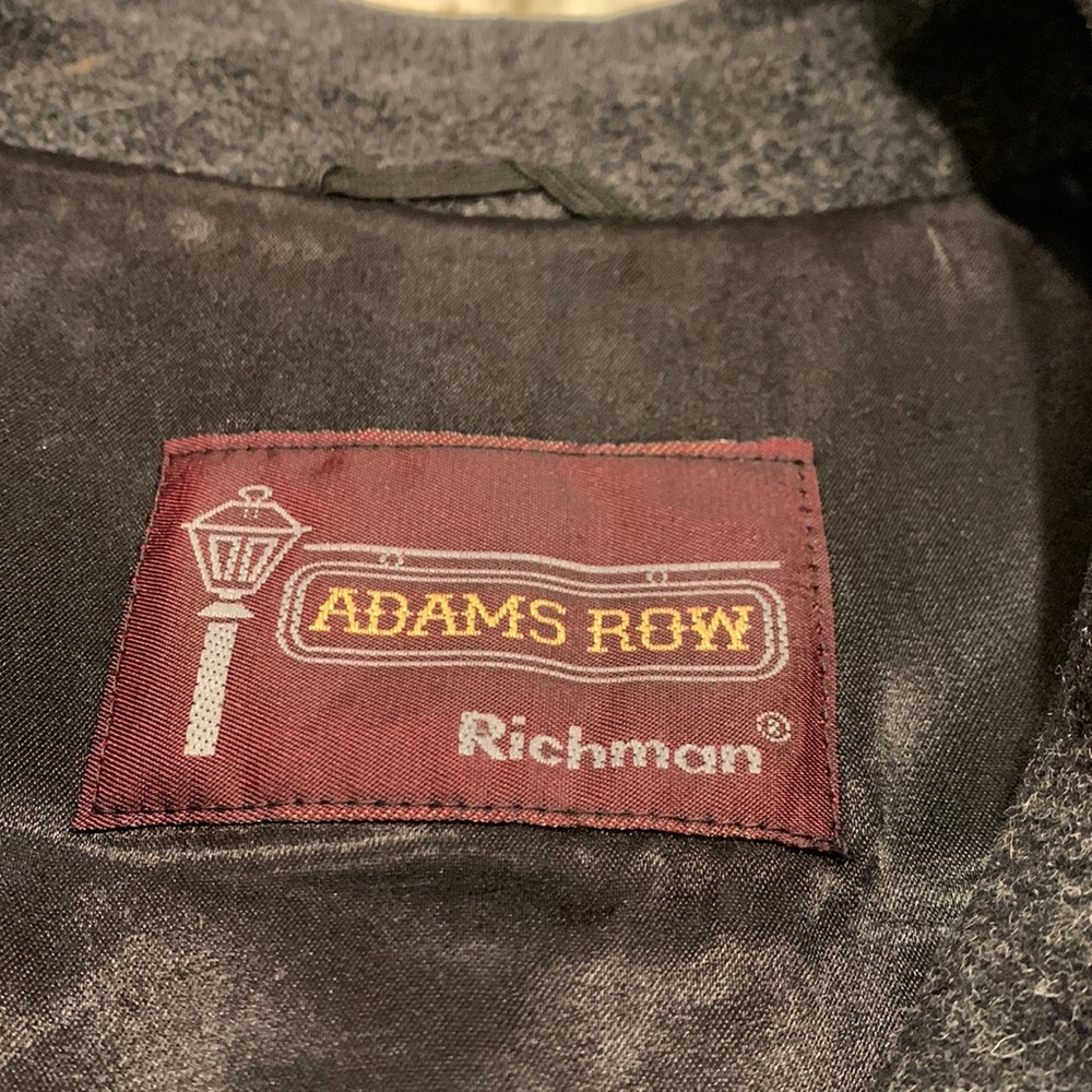 VINTAGE Adams Row Wool Coat - Picture 3 of 9
